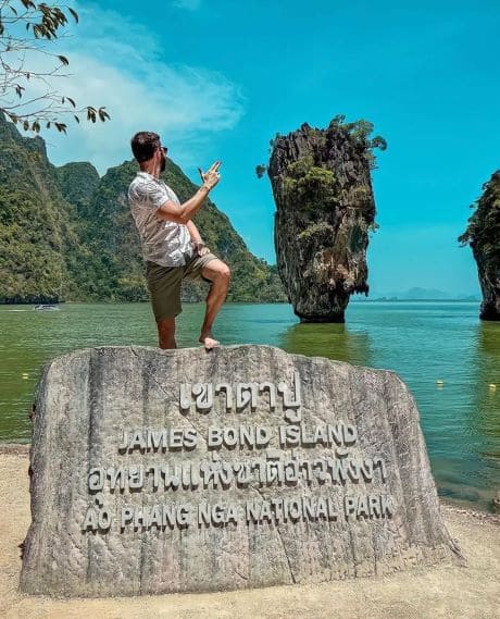 James Bond Island em um roteiro para Phuket