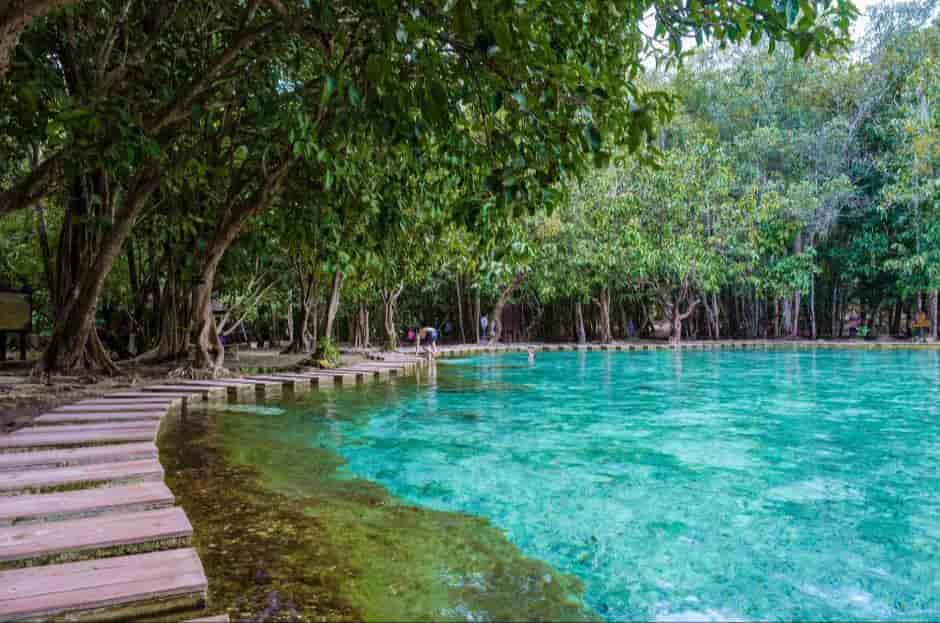 Emerald Pool em Krabi na Tailândia
