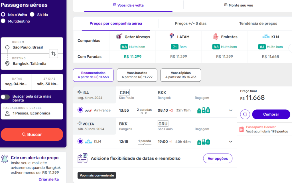 onde comprar passagens aéreas 