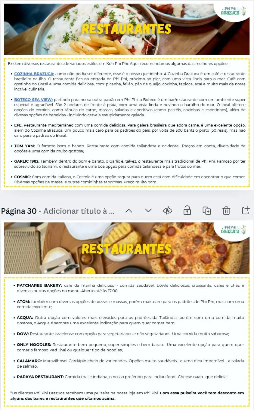 Dicas dos melhores restaurantes de Phi Phi