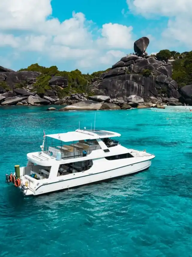 Catamarã de luxo para o passeio de Similan