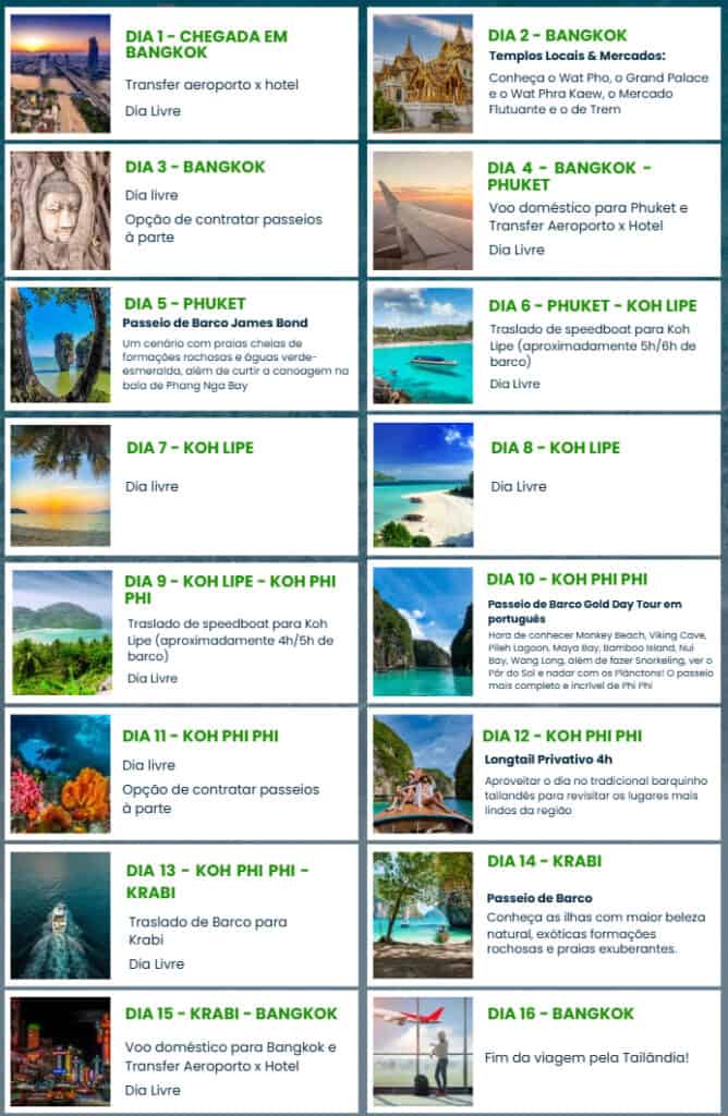 Paisagem de Phi Phi Islands com praias e mar cristalino, destino turístico popular na Tailândia.